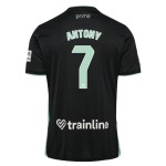 Günstige Fußballtrikots Real Betis Antony 7 Kinder 3rd trikot 2025-26 Kurzarm